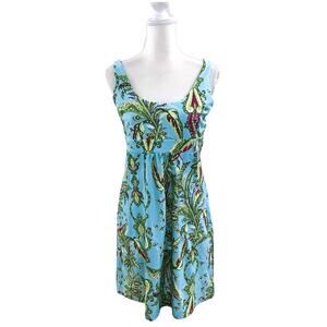 Jude Connally Paisley Empire Waist Sleeveless Dress